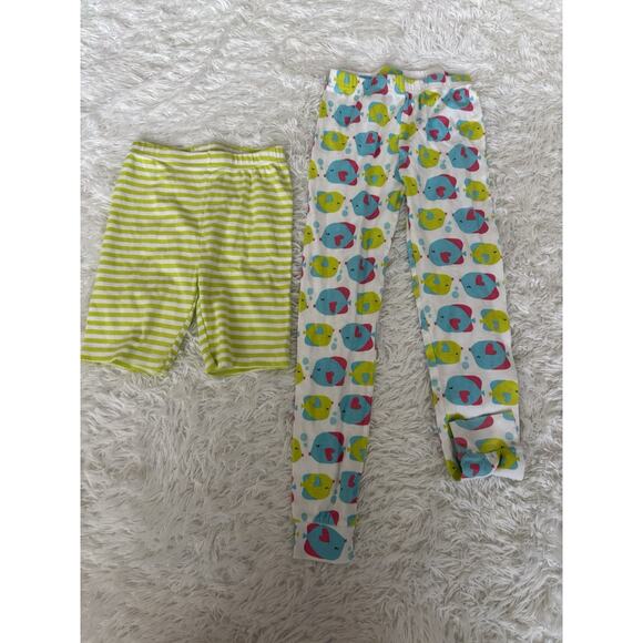Two pairs Carter's girls sz. 7 pj shorts/pants. Great shape, cute - Picture 1 of 6